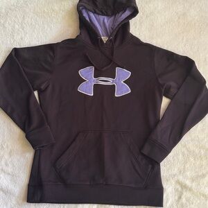 Woman’s Small Under Armour Black and Purple Hoodie